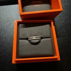 Hermes diamond ring in size 52